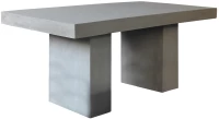 Τραπέζι CONCRETE Γκρι Τσιμέντο 160x90x75cm