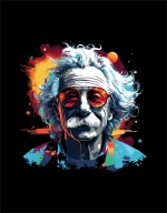 Albert Einstein Φούτερ - WHITE
