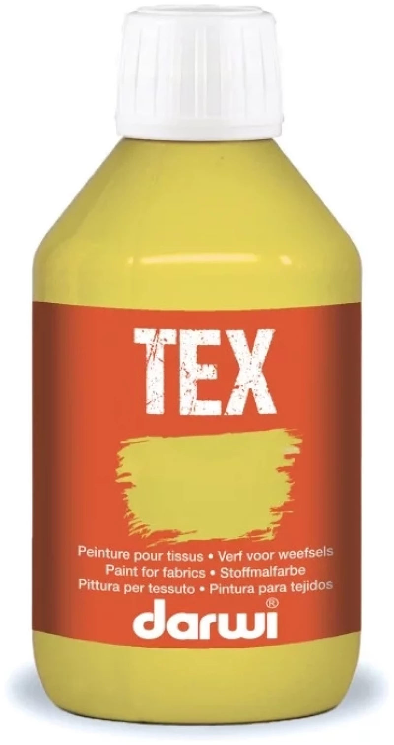 Χρώμα για ύφασμα DARWI TEX 250ml GOLDEN YELLOW 751