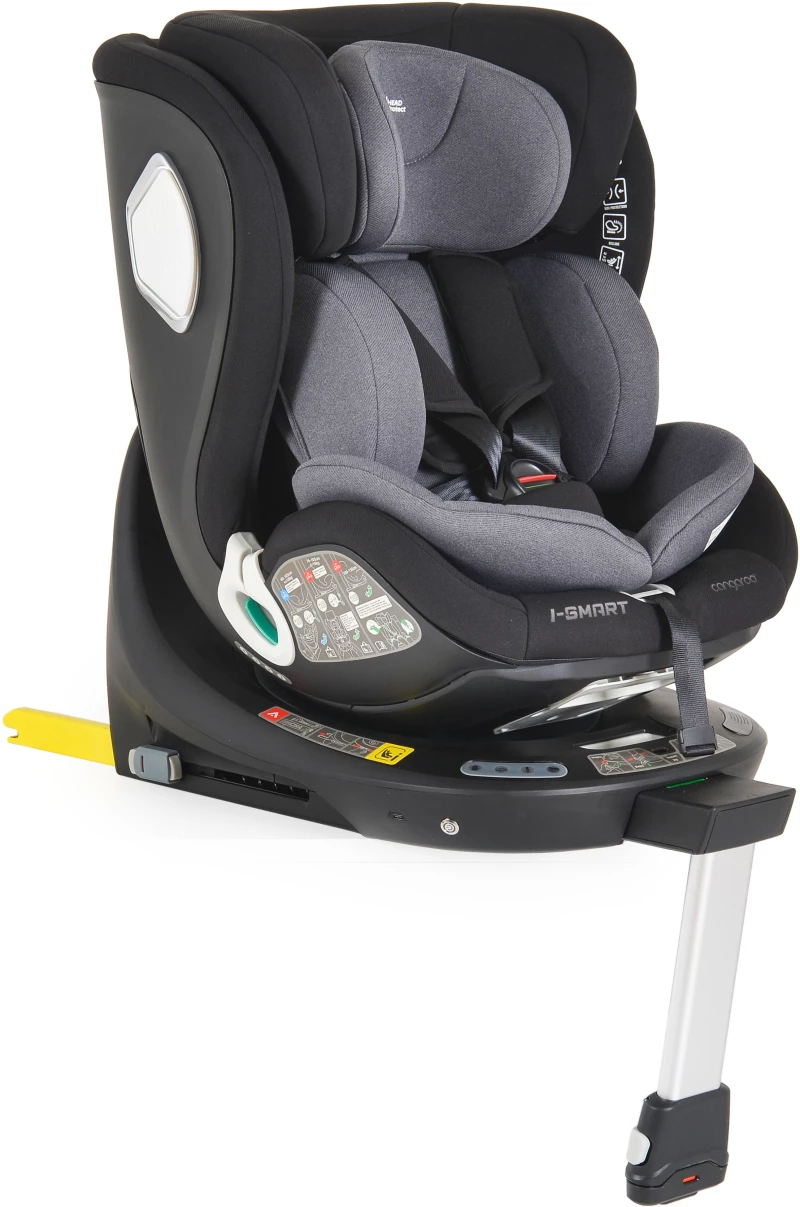 Cangaroo i-Smart Καθισματάκι Αυτοκινήτου i-Size 0-36 kg με Isofix Black