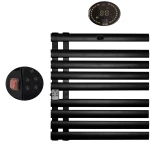 Homa HBH-425B-LED Καλοριφέρ μπάνιου 425W , ηλεκτρονικός έλεγχος μαύρο