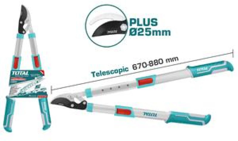 TOTAL THTS1527406 Ψαλίδα κλάδου τηλεσκοπική 66-86cm