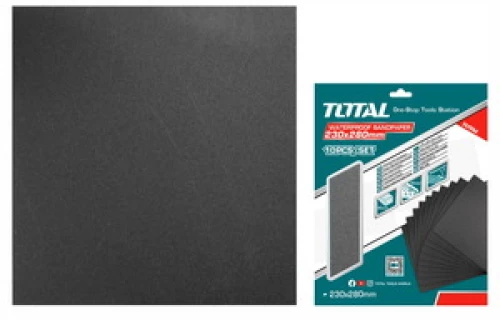 TOTAL TAC7200001 Γυαλόχαρτο νερού 230Χ280mm P2000 10TEM