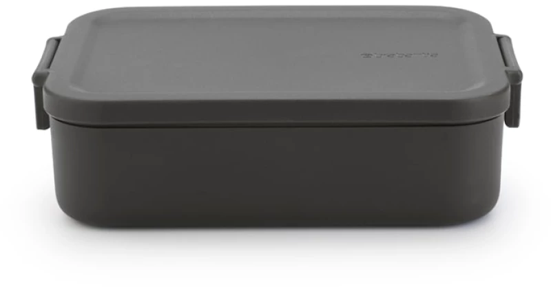 Brabantia 1006281 Δοχείο Φαγητού Πλαστικό Make&Take 1.1L, Dark Grey