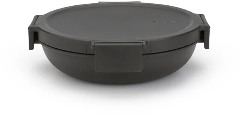 Brabantia 1006299 Δοχείο Φαγητού Πλαστικό Make&Take 1L, Dark Grey