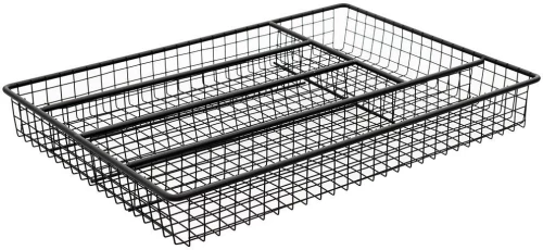 Estia 01-5658 Θήκη για Μαχαιροπίρουνα Συρταριού Μεταλλική 36x26x4.8cm, Μαύρο