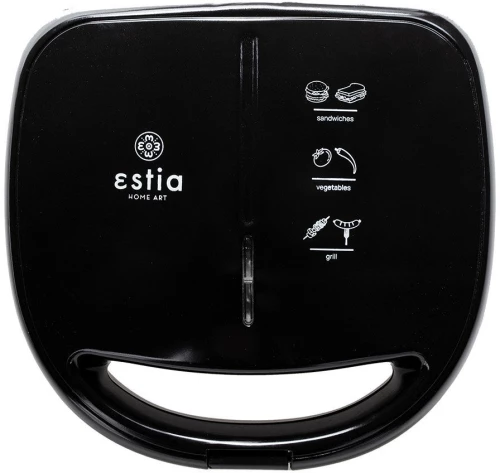 Estia 06-10041 Infinity Τοστιέρα με Αποσπώμενες Πλάκες για 2 Τοστ 850W, Μαύρη