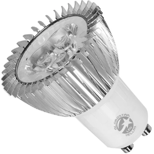 Λάμπα LED Σποτ GU10 3W 230V 200lm 45° Κόκκινο Dimmable GloboStar 88954