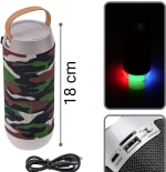 LED Bluetooth Ηχείο Camo Green