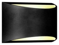 V-TAC Επιτοίχιο LED φωτιστικό UP-DOWN 9W IP54 μαύρο σώμα 4000K SKU: 218684