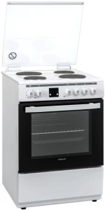 Finlux FLEM-60A Κουζίνα Εμαγιέ Λευκή 65lt (85X60) A