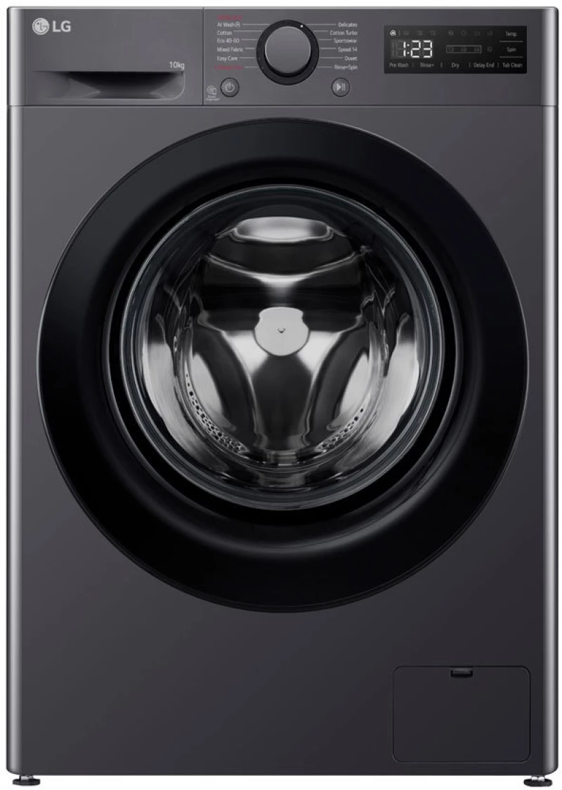 LG F4WR510SBM Πλυντήριο ρούχων 10 kg, 1400 στροφών, Ανθρακί, Α