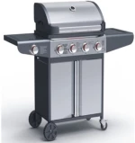 Campfire ΨΗΣΤΑΡΙΑ ΜΕ 4 ΚΑΥΣΤΗΡΕΣ & EXTRA ΕΣΤΙΑ  ΜΕ LED ΔΙΑΚΟΠΤΕΣ-ΙΝΟΧ