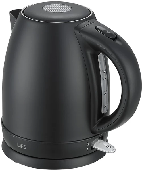 Life Pearl Βραστήρας 1.7lt 2200W, Μαύρος (221-0328)