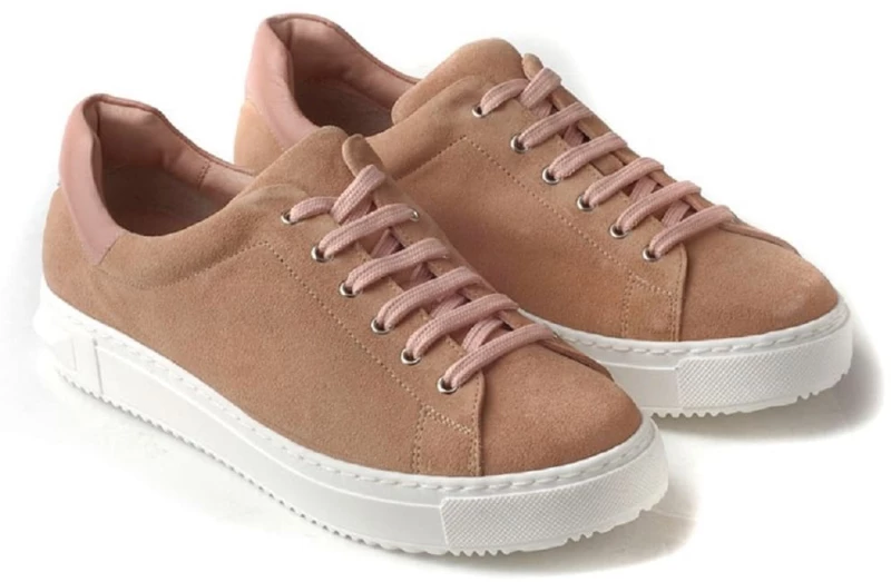 Sneakers καστόρι ροζ