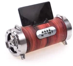 Bluetooth Ηχείο Tube Wood Effect
