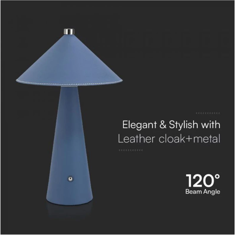 3W LED MAGNETIC TABLE LAMP WITH BATTERY 4000mAh CCT: 3IN1 BLUE BODY DIMMABLE