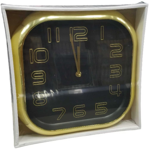 Ρολόι τοίχου - 735D - 100034 - Black/Gold