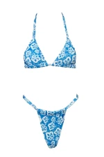 Gigi Bikinis - Μαγιό Σετ Μπικίνι Ψηλόμεσο 3899130 Γαλάζιο