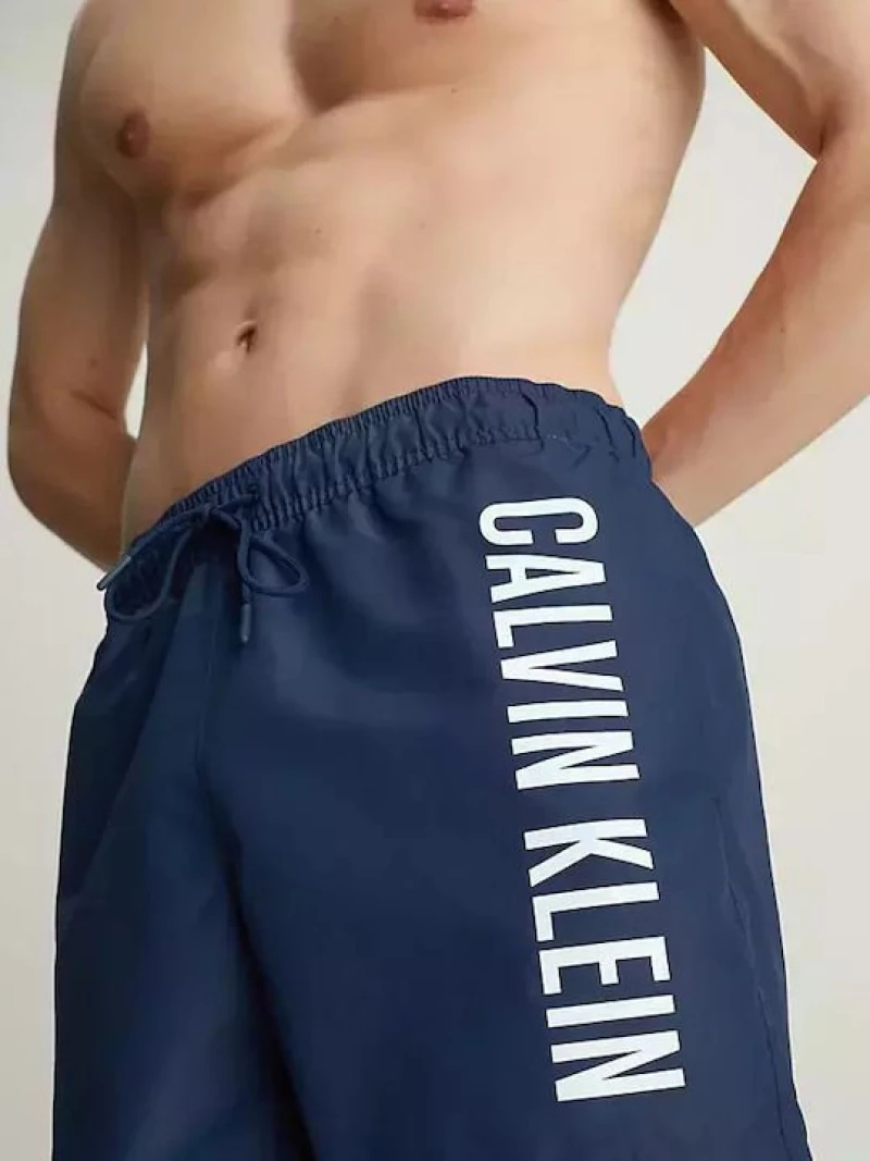 Calvin Klein - Ανδρικό Μαγιό Σορτς KM0KM01004-C7E Μπλέ