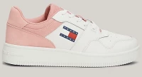 Tommy Hilfiger - Γυναικεία Sneakers Retro Basket Mix EN0EN02653-TH0 Λευκά