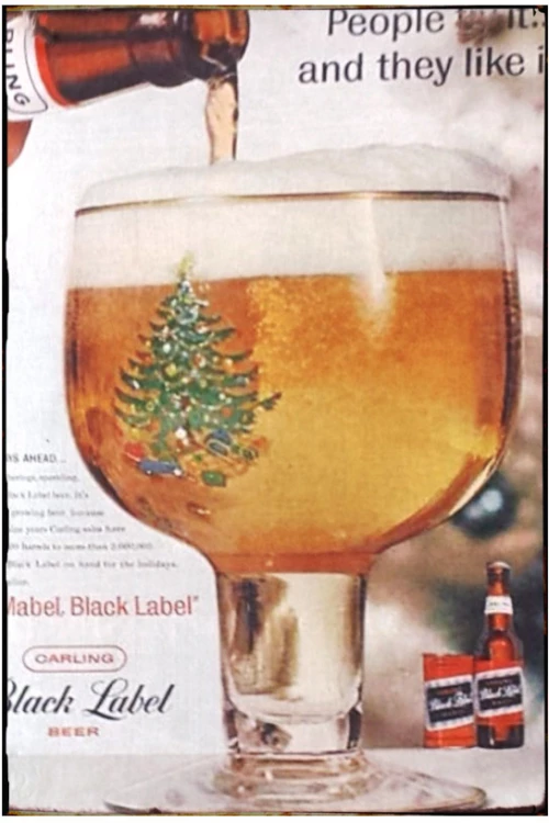 Πίνακας χειροποίητος Carling beer