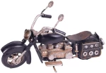 Harley Moto μπλε vintage μεταλλική μινιατούρα 15 εκ