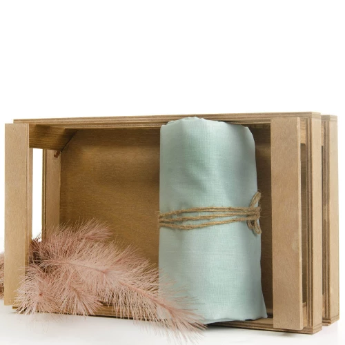 Madonna σετ σεντόνια μονόχρωμα μονά με λάστιχο σε μέντα ανοιχτό χρώμα 105x205 συν 25 εκ