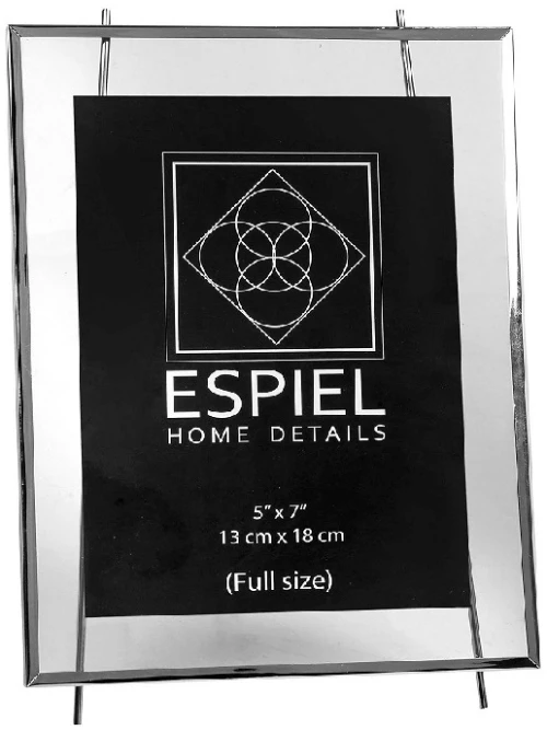 Classic μεταλλική κορνίζα σε ασημί απόχρωση για φωτογραφία 10x15 εκ