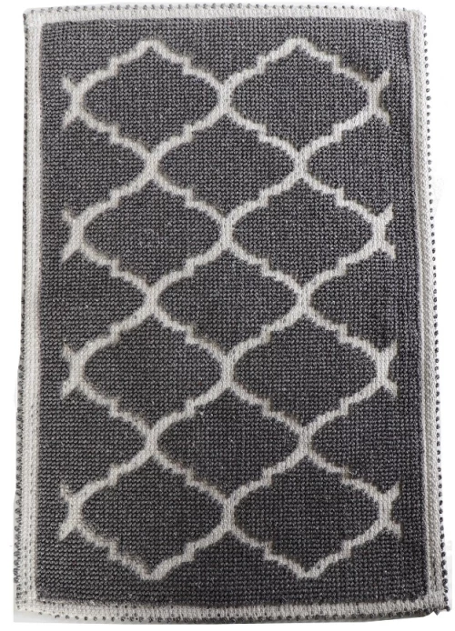 Pera γκρι βαμβακερό χαλί 140x200 εκ