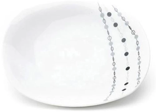 Bracelet πιάτο σούπας σετ έξι τεμαχίων σε λευκό χρώμα από πορσελάνη 23 εκ