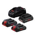 Bosch - Σετ Φορτιστή GAL 1880 CV και 3 Μπαταριών ProCORE 18V 4.0Ah - BOSCH