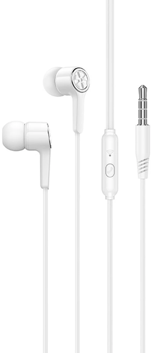 Hands Free Hoco M104 Gamble Universal Earphones Hi-Fi Stereo 3.5mm Μαύρο 1.2m