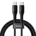 Mcdodo USB 2.0 Cable USB-C male - USB-C 60W Μαύρο 0.2m (CA-5640)