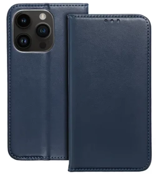 TechWave Smart Magnet case for iPhone 15 Pro navy blue
