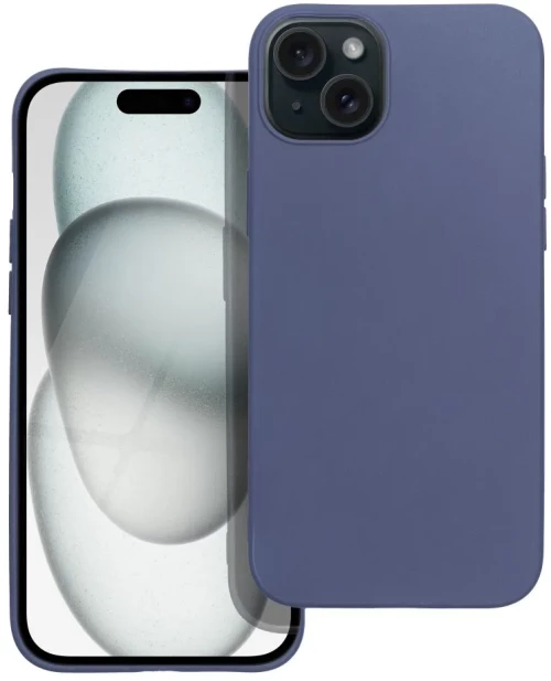 TechWave Matt case iPhone15 Plus navy blue