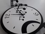 Arti e Mestieri Musica μεταλλικό ρολόι τοίχου 50Χ47εκ.