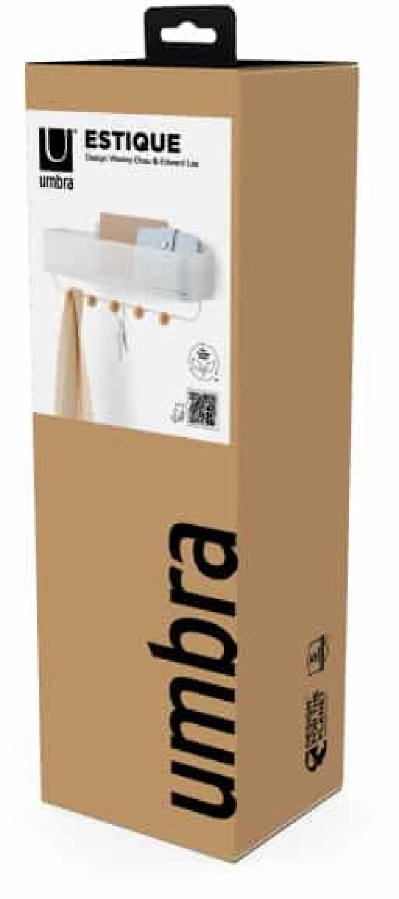 Umbra Estique μεταλλικό ράφι κρεμάστρα 32Χ9 1004245-660