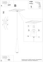 Κρεμαστό φωτιστικό Sula 1,ξύλο,1xGU10/40w