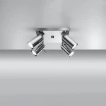 Sollux Φωτιστικό οροφής Ring 4,ατσάλι,4xGU10/40w