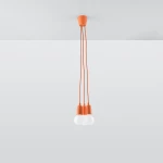 Κρεμαστό φωτιστικό Diego 3,PVC,3xE27/60w