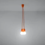 Κρεμαστό φωτιστικό Diego 3,PVC,3xE27/60w