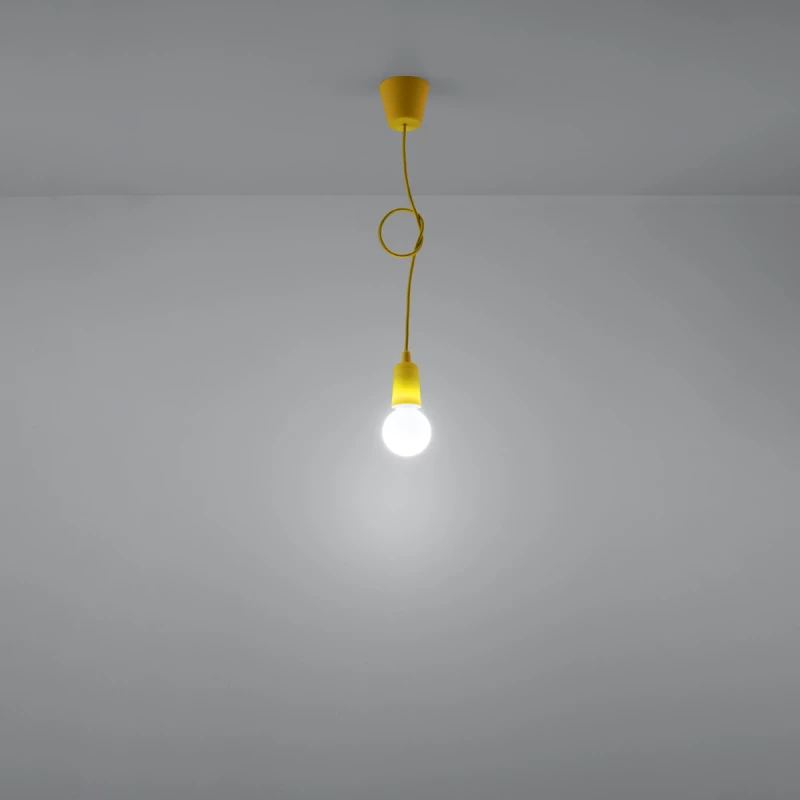 Κρεμαστό φωτιστικό Diego 1,PVC,1xE27/60w