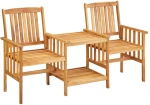 Σετ επίπλων Bistrot 159 x 61 x 92 εκ. μασίφ ξύλο ακακίας