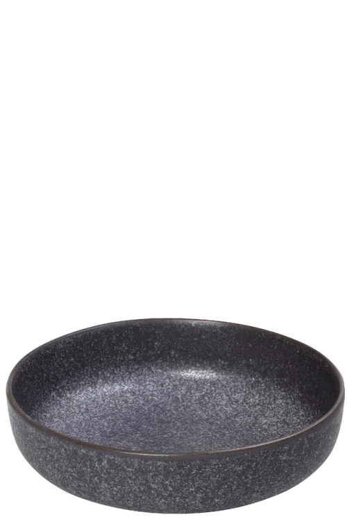 Etna Step πιάτο γκρι βαθύ σετ τεσσάρων τεμαχίων 17.5x4.5 εκ