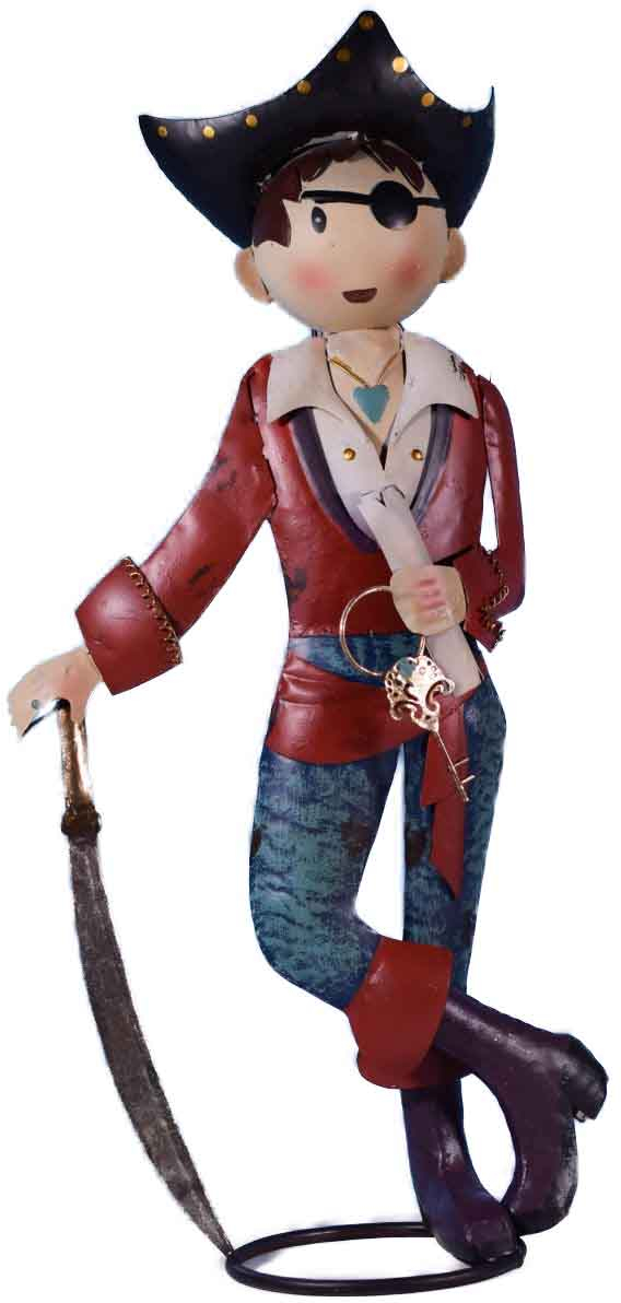 Πειρατίνα μεταλλική διακοσμητική φιγούρα 55 εκ