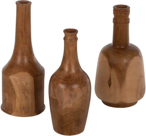 ΕΠΙΤΡΑΠΕΖΙΑ ΔΙΑΚΟΣΜΗΤΙΚΑ ΣΕΤ 3ΤΜΧ HM7717 ΑΠΟ ΜΑΣΙΦ ΞΥΛΟ ΤEAK (1 Τεμμάχια)