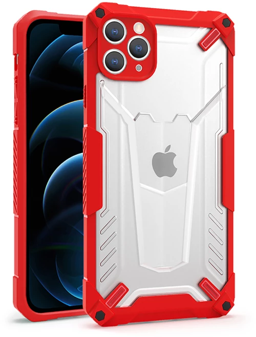 TechWave Hybrid Armor case for iPhone 13 Pro Max red / black