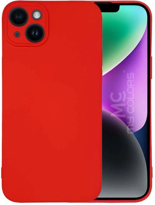 TechWave Soft Silicone case for iPhone 14 Plus red