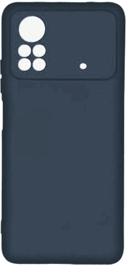 TechWave Soft Silicone case for Xiaomi Poco X4 Pro 5G navy blue